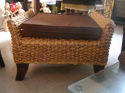 【窩,巴里島】 籐製沙發 床尾椅 小矮凳 籐椅