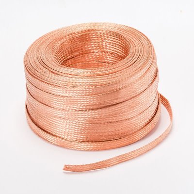紫銅編織線裸銅線 軟連接 接地線 扁銅帶2.5-35平方導電帶~上新特價