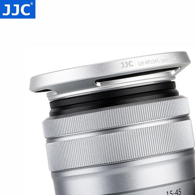 遮光罩JJC 遮光罩適用富士XC 15-45mm XA7 XT200 XT30 X-T30相機鏡頭配件52mm消光罩微單