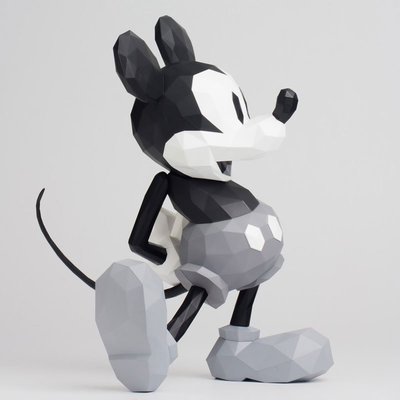BOxx潮玩~日本代購 千值練POLYGO 迪士尼米老鼠米奇灰色日版