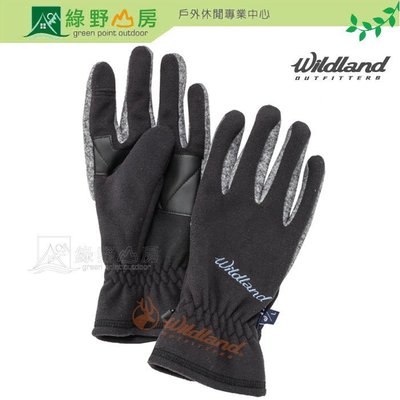 綠野山房》Wildland 荒野 中性 防風保暖翻指手套 旅行 露營 戶外 防風透氣 溫暖 黑 0A32003-54