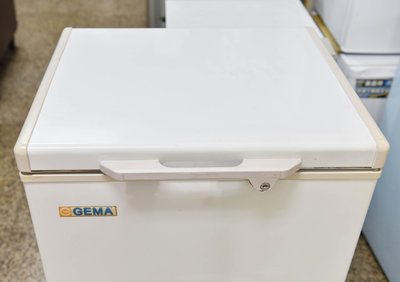(全機保固半年到府服務)慶興中古家電二手家電中古冷凍櫃GEMA(吉馬)108公升上掀密閉單門冷凍櫃