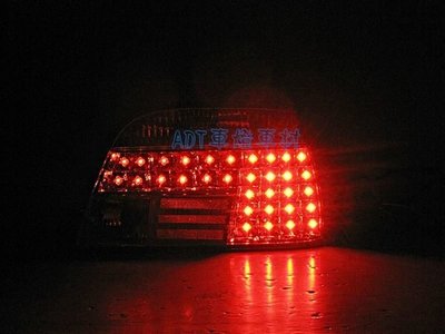 ~~ADT.車燈.車材~~寶馬BMW 7系 E38 外銷版LED紅白晶鑽尾燈一組