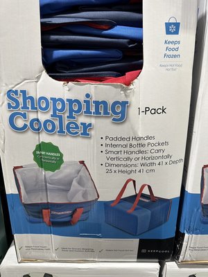 COSTCO好市多代購小型立體保溫保冷購物袋1入