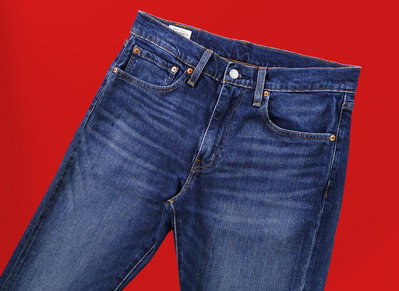 Levi's 512 彈性材質 天絲棉 精工水洗藍 窄管 牛仔褲 (W31) (一元起標 無底價)