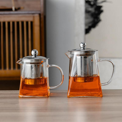 青瓷茶具玻璃水壺泡茶壺套裝家用陶瓷單壺花小沖茶壺紅茶杯泡茶器