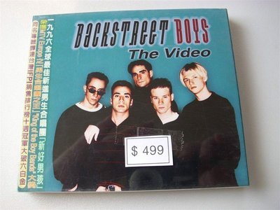 絕版2碟全新1996正版魔岩唱片新好男孩VCD特輯Backstreet Boys THE VIDEO收字櫃3KK