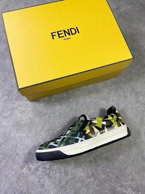 【阿明運動館】FENDI意大利高奢侈品牌芬迪休閑運動鞋系列一腳蹬