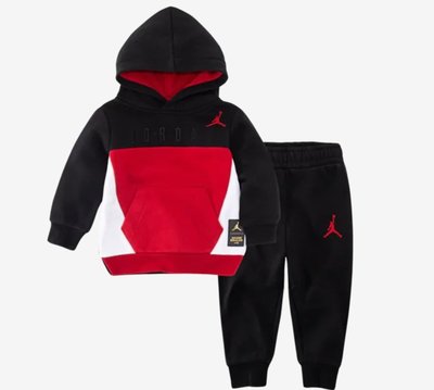 預購 美國帶回 正貨 空中飛人 Michael Jordan 男童 粉絲專用 NBA 棉質套裝 帽T上衣+長褲