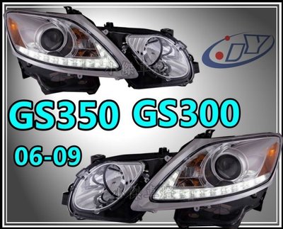 》傑暘國際車身部品《 新 LEXUS GS350 GS300 06  08 09 類RX450 R8 燈眉魚眼 大燈