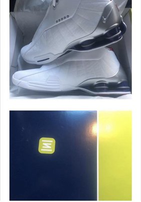 10全新 Nike Shox BB4 QS RaptorsCD9335-100 白色