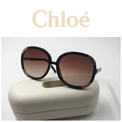【皮老闆二店】二手真品 CHLOE 太陽眼鏡 CL2119 C04 眼鏡盒 法國製 藍707