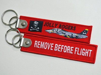 VF-103 Jolly Rogers/骷髏/海盜旗 Remove Before Flight 鑰匙扣