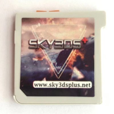 cilleの屋 【正品/半價優惠】SKY3DS遊戲卡 SKY3DS+ SKY3DS PLUS 3DS燒錄卡橙色雙鈕