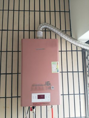 【達人水電廣場】櫻花牌 DH1683 美膚沐浴熱水器 16L 數位恆溫 強制排氣熱水器