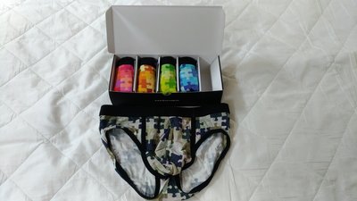 LYCO男內褲‧天絲木代爾拼圖囊袋三角褲 M號 (Made in Taiwan)