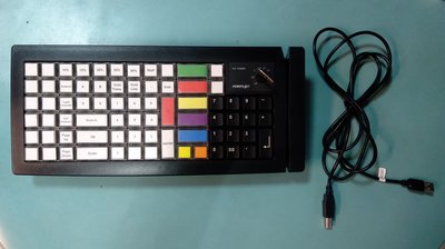 POSIFLEX KB-6600U-B 可程式化鍵盤(可客製化) USB介面 (中古二手/門市退役)