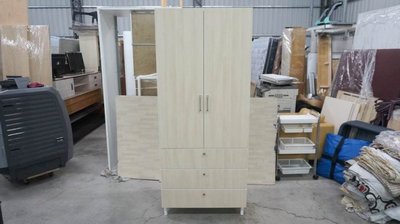 IKEA 橡木白 雙門三抽屜衣櫃 置衣櫃 抽屜衣櫃 櫥櫃 收納櫥櫃 掛衣櫃 衣櫃 衣櫥