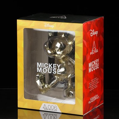 全新 千值練 Polygo 006 WF會場限定 迪士尼 Disney 金色 米奇老鼠 Mickey Mouse