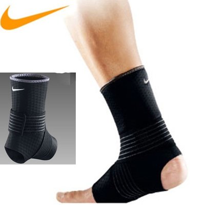 NIKE/耐吉 足球羽毛籃球運動綁帶 護腳踝套 腕腳踝護具 單支