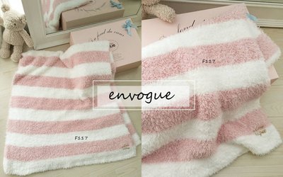 =envogue=F117粉嫩嫩 粉色條紋長形大蓋毯 寶寶毯 空調毯 成人用蓋毯$980 彌月禮Gelato pique
