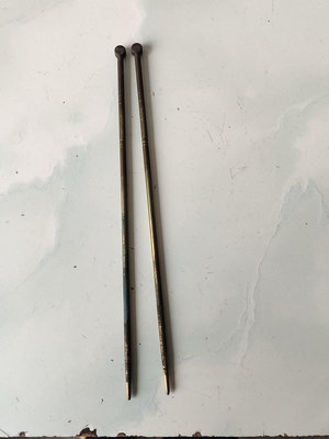日本純銅製茶道具 火箸