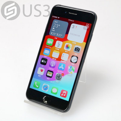 【US3C-桃園春日店】【一元起標】公司貨 Apple iPhone SE 3 128G 午夜色 4.7吋 A15仿生晶片 1200萬畫素 指紋辨識 二手手機