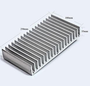 E型散熱片E-8 (尺寸: 高100×190×32mm)鋁散熱器~居家