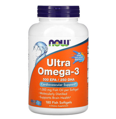 寵物補充品 自製食品添加物 now foods魚油 ultra omega-3
