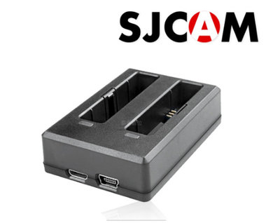 《不囉唆》SJCam原廠配件_A10雙槽座充(USB) (不挑色/款)【EG-ZSU2A】【不囉唆】