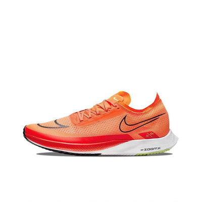 免運Nike ZoomX Streakfly 低幫跑步鞋 慢跑鞋 運動鞋 輕便防滑 透氣 橙色DJ6566-800