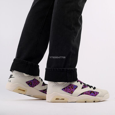 【正品】Air Jordan 6 Retro 白紫休閒運動籃球鞋CZ4152-101男女鞋[上井正品折扣店]