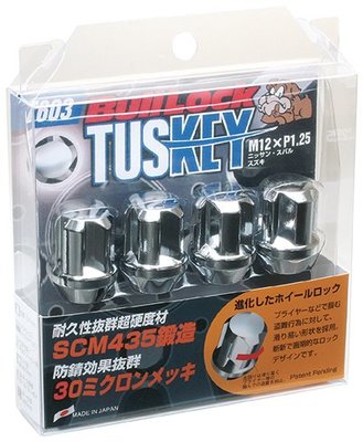 【翔浜車業】KYO-EI BULL LOCK TUSKEY T603 輪圈 鋁圈鍛造防盜螺帽組(M12xP1.25)