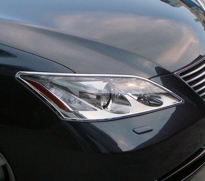 ~圓夢工廠~ Lexus ES350 2006~2009 鍍鉻車燈框 前燈框 大燈框 頭燈框