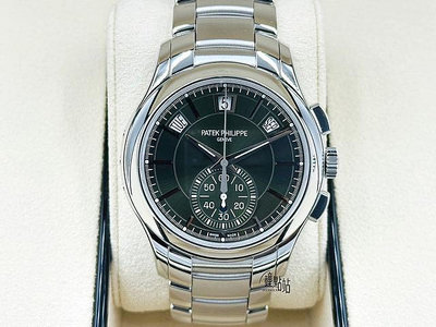 【鐘點站名錶】全新 2024年 百達翡麗  PP 5905/1a 5905 綠面 Patek Philippe 飛返計時 年曆 自動上鍊 OAR5673