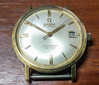 ＊古土金商行＊  1967年 Omega Seamaster De Ville 日期版 玫瑰金 自動上鍊手錶