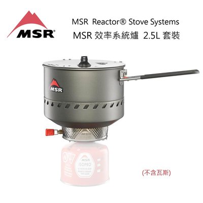 [代購]MSR Reactor 2.5L 高效率防風系統爐套裝 美國製煮水神器