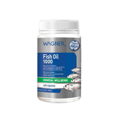 熱賣 澳洲 Wagner 深海魚油 歐米伽3 dha大人400粒omega3