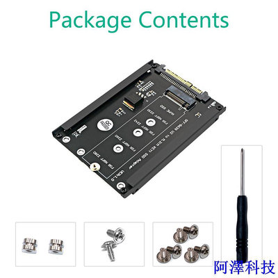安東科技適用於 M.2 NGFF key M SSD 轉 SFF-8639 U.2 適配器,帶框架,適用於 NVME M.2 2