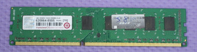 【 DDR3 寬版雙面顆粒 】創建 Transcend  DDR3-1333  4G 【原廠終保】桌上型二手記憶體良品