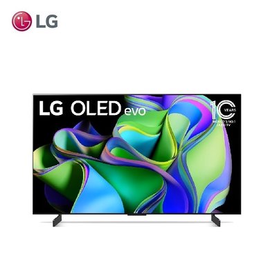 LG OLED evo C3極緻系列 4K AI 物聯網智慧電視 OLED42C3PSA 42吋 原廠保固