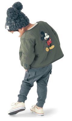 ~小小牛瑪奇朵2~日本迪士尼男寶寶 女寶寶米奇 米老鼠兩面穿2 way造型外套 夾克