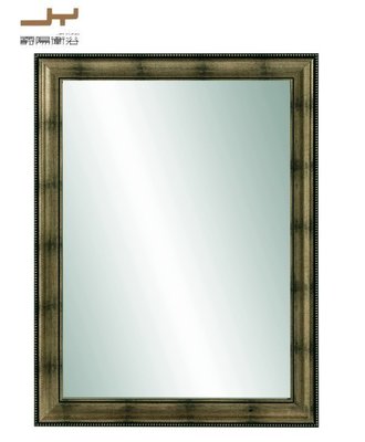 《台灣尚青生活館》JaYung 爵陽衛浴 化妝鏡 明鏡 浴鏡 浴室鏡子 #73209 木框 ❤可直掛橫