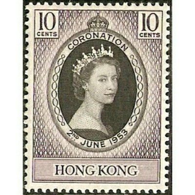 【熱賣精選】香港郵票1953香港郵票,伊麗莎白,1全 全新 香港郵品 全新收藏