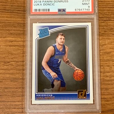 Luka Doncic RC 新人卡 Rated Rookie Psa9