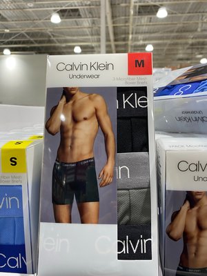 Calvin Klein CK 凱文克萊 男貼身內褲/平口褲/四角褲 S/M/L/XL 尺寸 1組=3件入