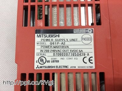 MITSUBISHI 三菱MELSEC Q POWER SUPPLY UNIT QP A2 電源