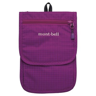 【mont-bell】1123894 DKFS 紫紅 TRAVEL WALLET 防盜錢包 旅行護照袋 旅遊證件包