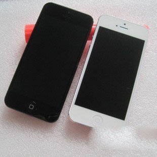 蘋果 iphone 5 五代 原裝手感手機模型 電鍍版 1：1 黑屏 黑/白 [110910] 可開發票