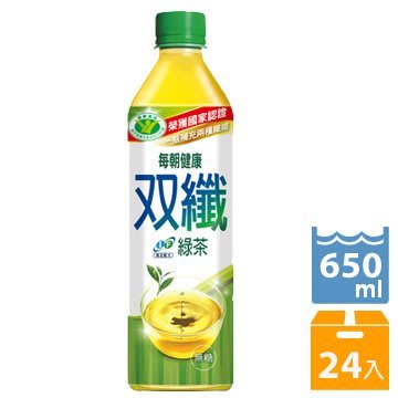 每朝健康双纖綠茶(650mlx24入)